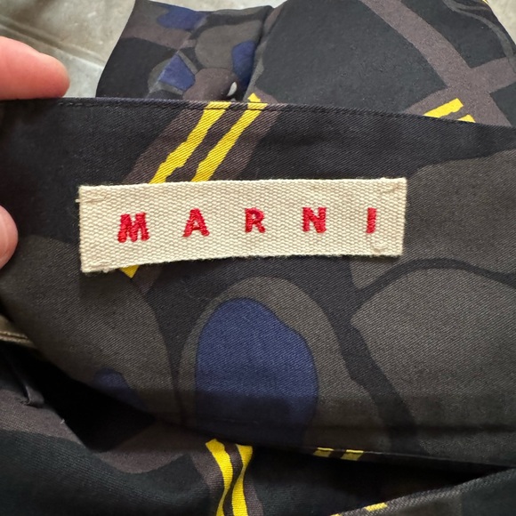 Marni a-line skirt with pleat Waist flat 14inch lenght 24 inch - Picture 2 of 4